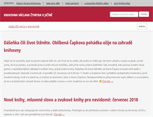 Tablet Screenshot of knihovna.jicin.cz